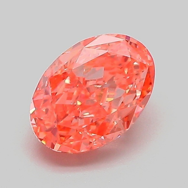 1.04ct Oval Fancy Vivid Pink VVS2 IGI