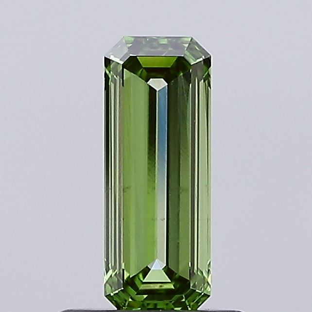 0.62ct Emerald Fancy Vivid Green VS1 IGI