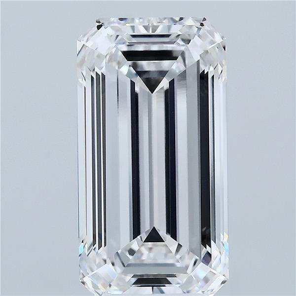 5.16 Carat Emerald Cut D VVS2 Diamond - view 1