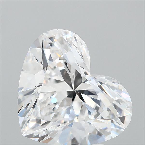 3.91 Carat Heart Cut D VVS1 Diamond - view 1