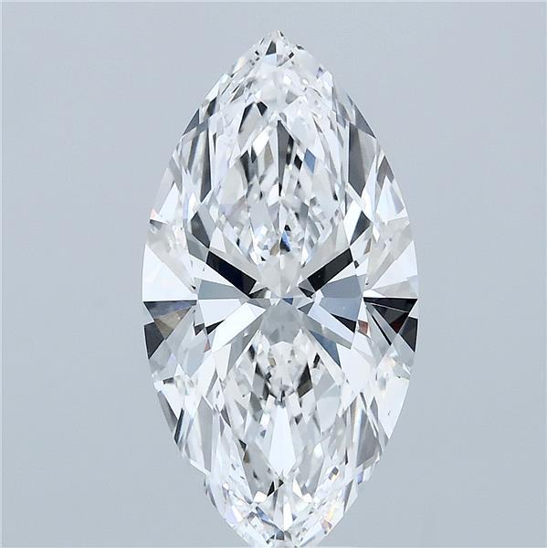 3.01 Carat Marquise Cut E VVS1 Diamond - view 1