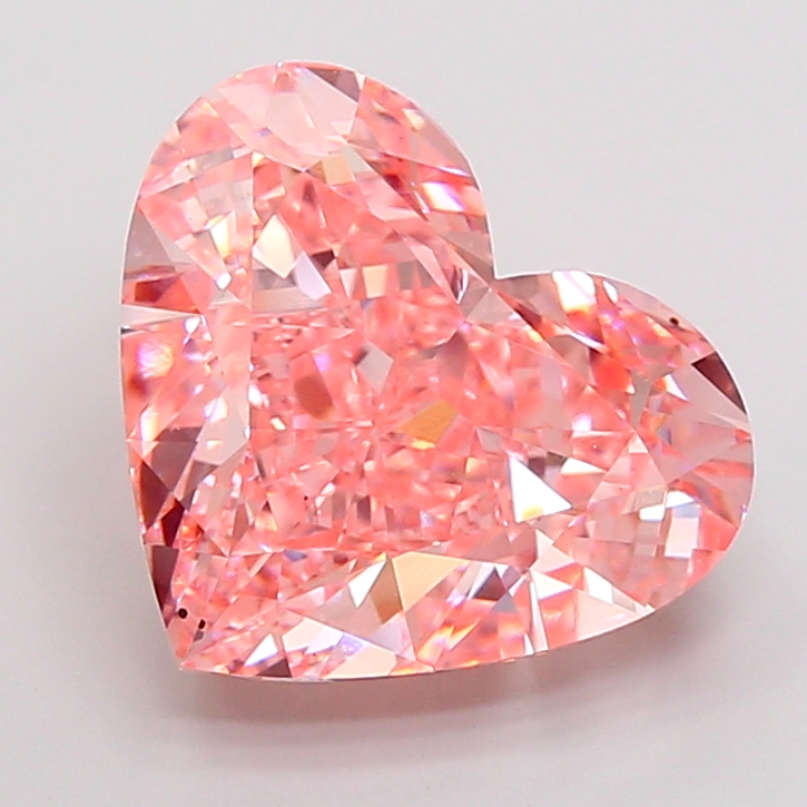 10.1ct Heart Fancy Vivid Pink VS2 IGI