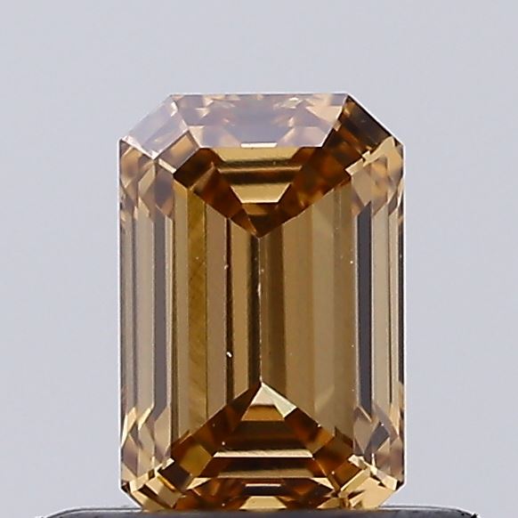 0.55ct Emerald Fancy Brown VVS2 IGI