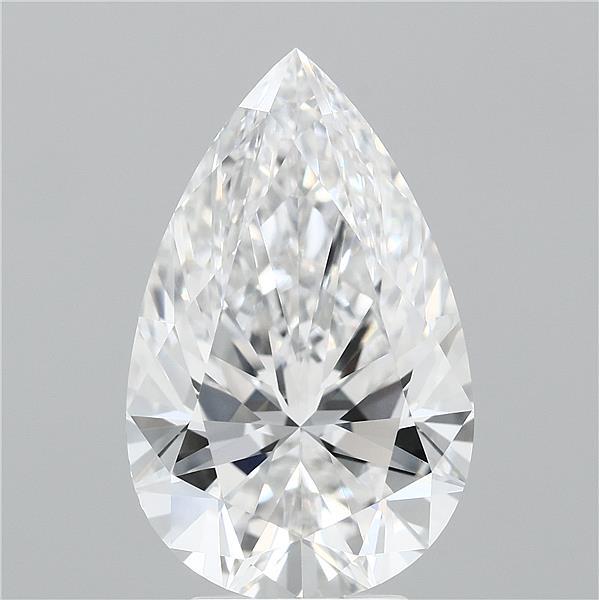 5.02 Carat Pear Cut E VVS1 Diamond - view 1