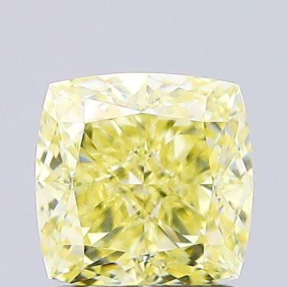 1.32ct Cushion Modified Fancy Yellow VVS2 IGI