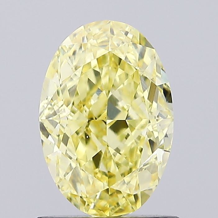 1.26ct Oval Fancy Intense Yellow VS1 IGI