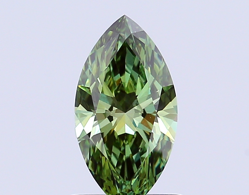 1.14ct Marquise Fancy Vivid Green VVS2 IGI