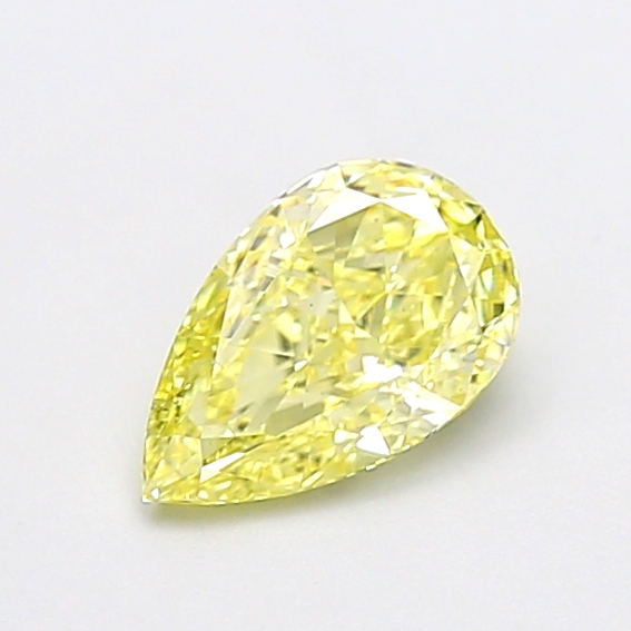0.94ct Pear Fancy Intense Yellow VS1 IGI