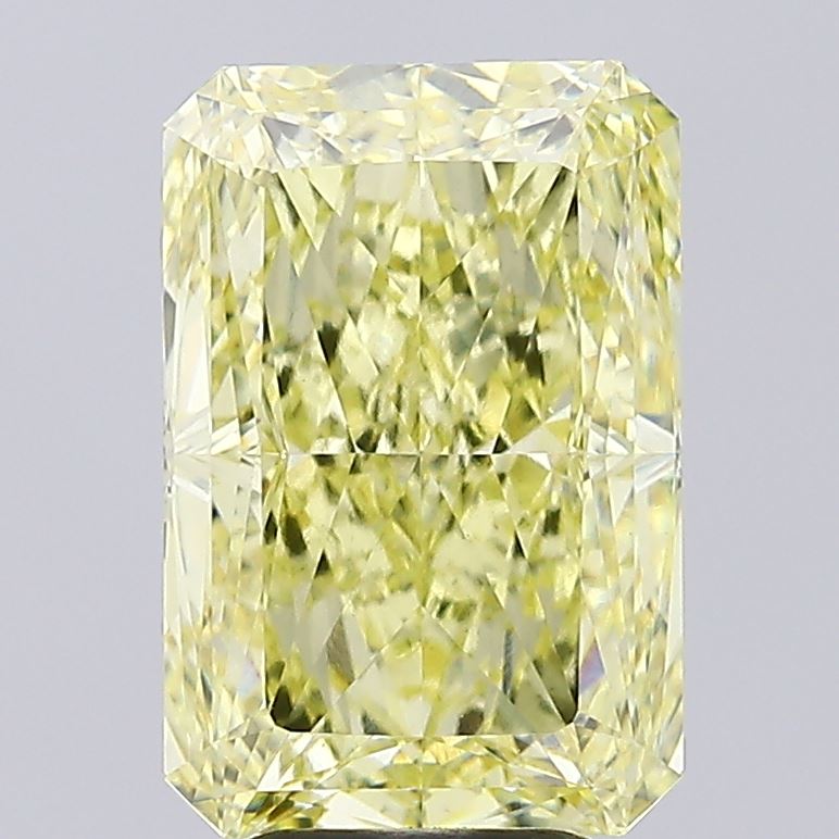 5.62ct Radiant Fancy Intense Yellow VS1 IGI