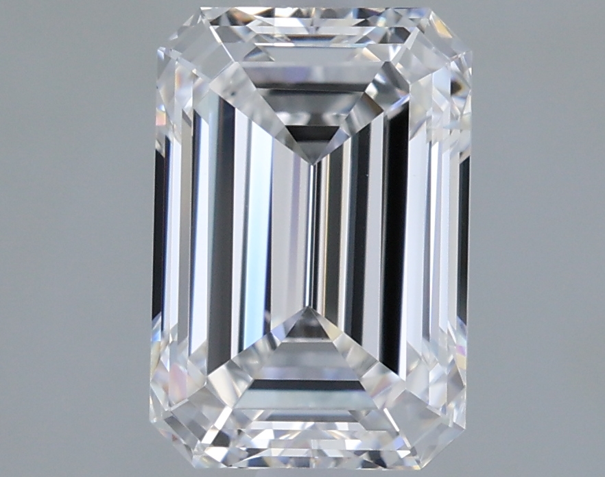2.06 carat d VVS2 EX Cut IGI emerald diamond