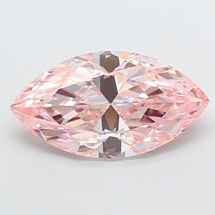 3.01ct Marquise Fancy Intense Pink VS1 IGI