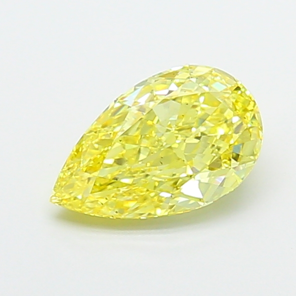 1.81ct Pear Fancy Vivid Yellow SI1 IGI