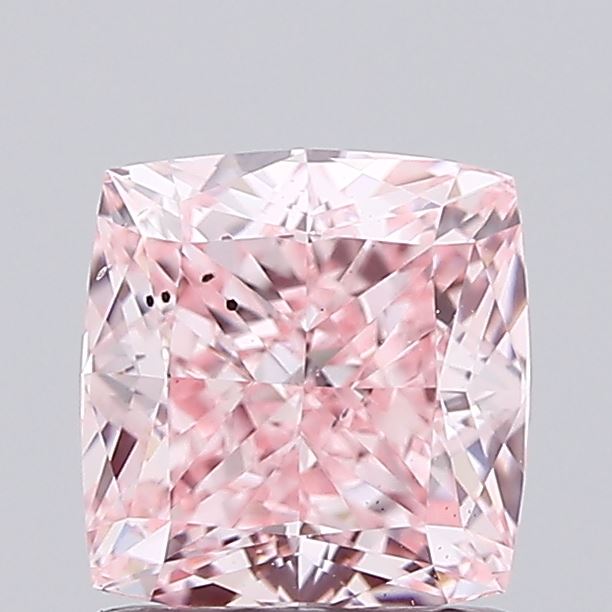 1.3ct Cushion Modified Fancy Vivid Pink SI1 IGI