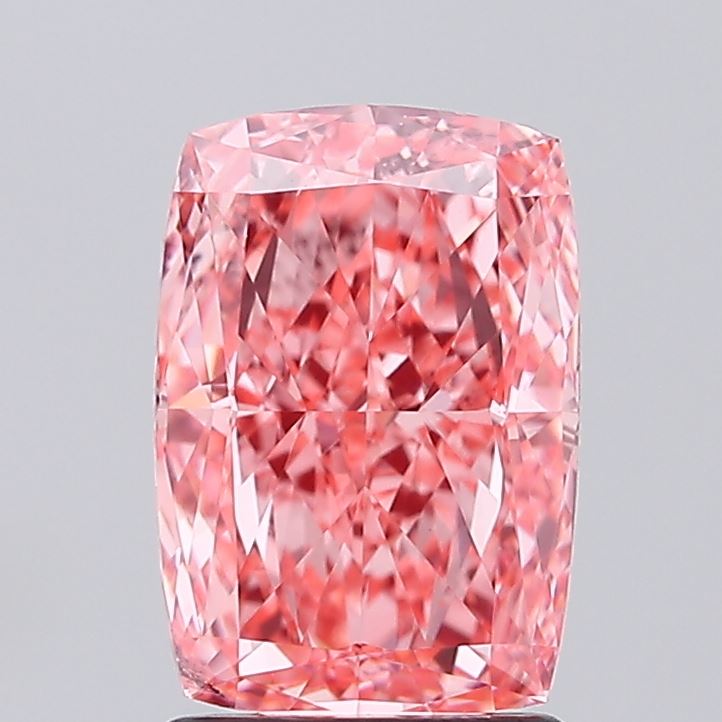2.03ct Cushion Fancy Vivid Pink VS2 IGI