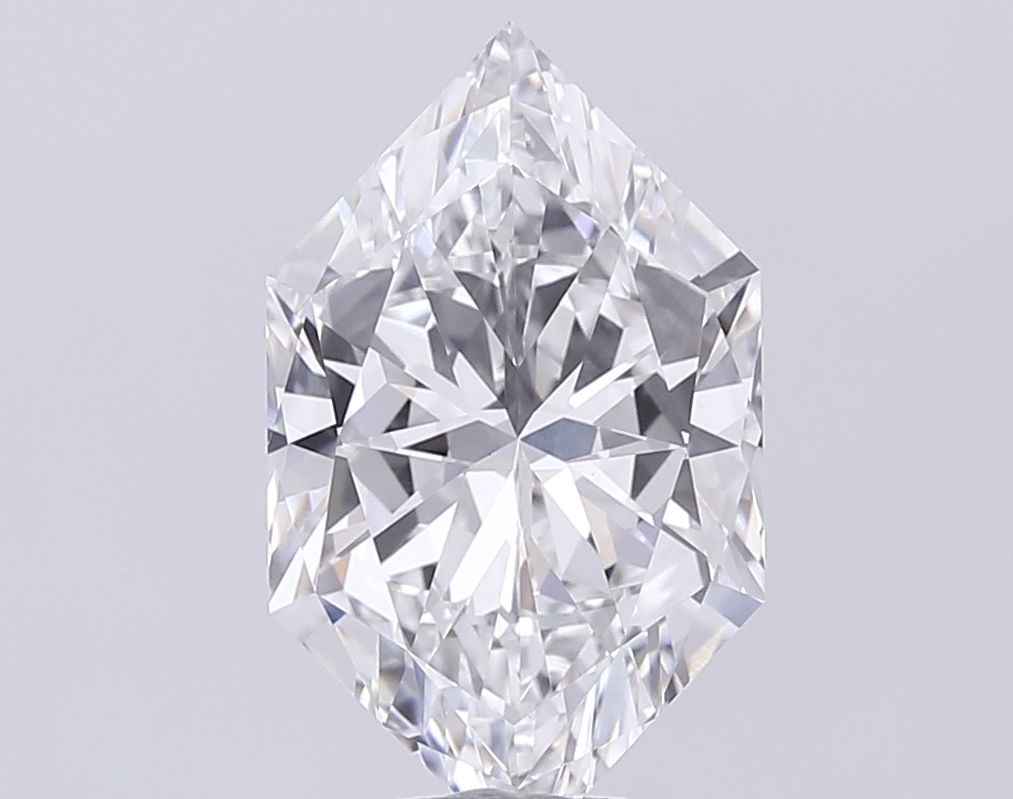 5ct Hexagonal F VVS2 IGI