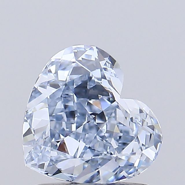 1.53ct Heart Fancy Light Blue VVS1 IGI