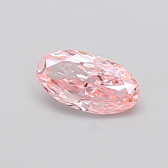 0.58ct Oval Fancy Intense Pink VVS2