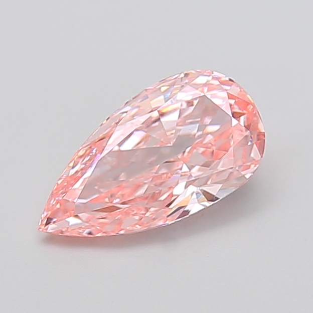 1.51ct Pear Fancy Intense Pink VS1