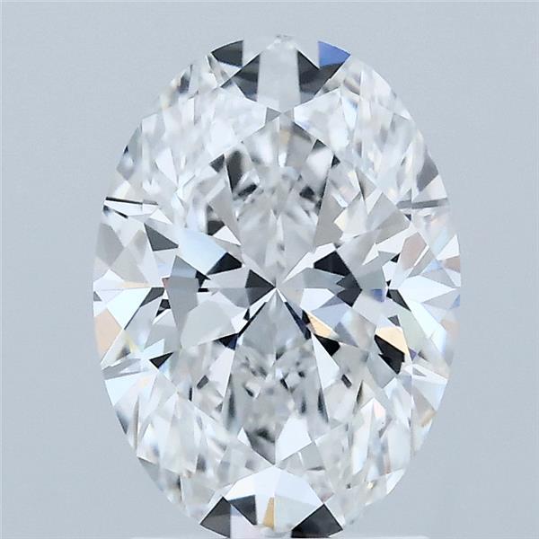2.09 carat e VVS2 EX Cut IGI oval diamond