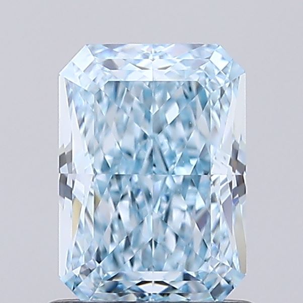 1.07ct Radiant Fancy Vivid Blue VS1 IGI