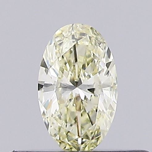 0.21ct Oval Fancy Yellow VS2
