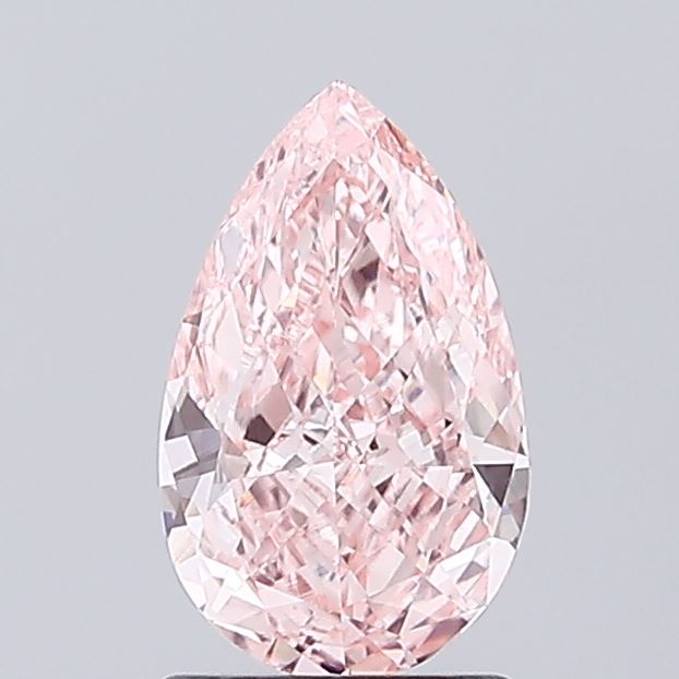1.37ct Pear Fancy Vivid Pink VVS2 IGI