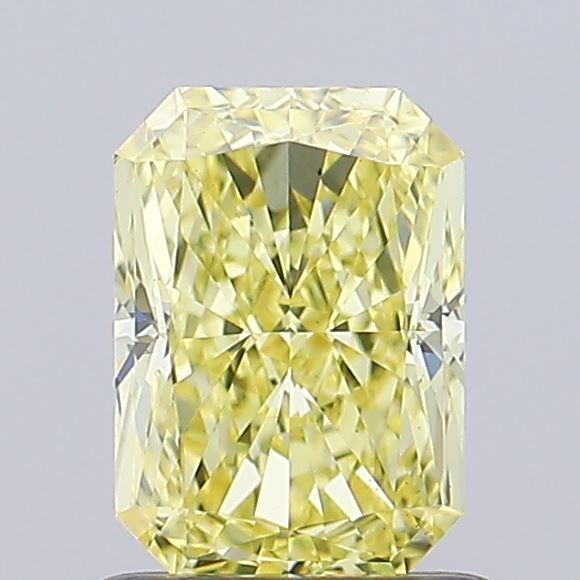 1.05ct Radiant Fancy Intense Yellow VS1 IGI
