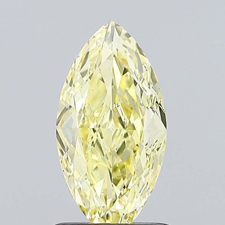 1.01ct Marquise Fancy Intense Yellow VS1 IGI