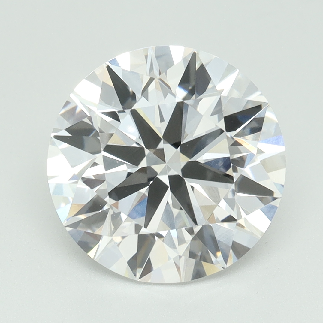 4.56ct Round · D · VVS2 · IGI