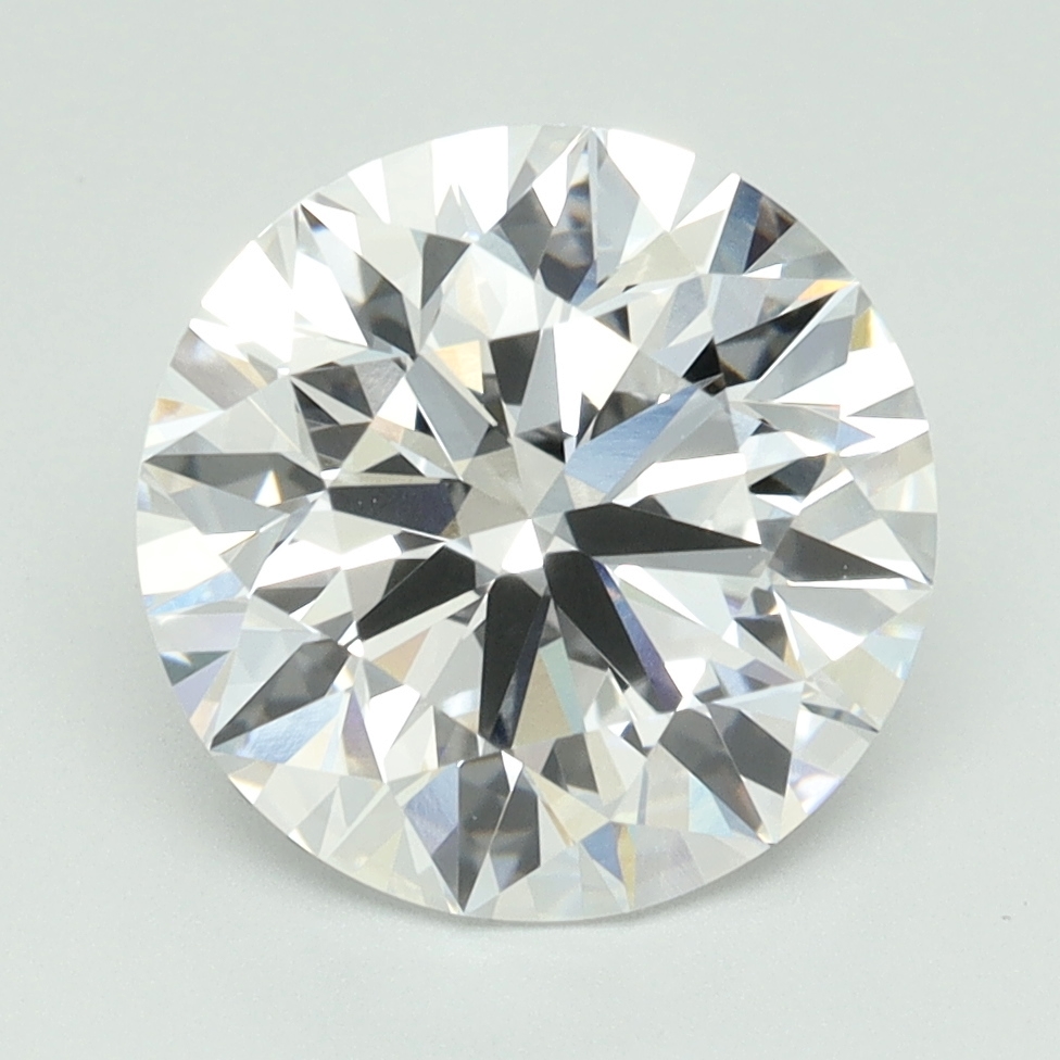 3.83ct Round · D · VVS2 · IGI