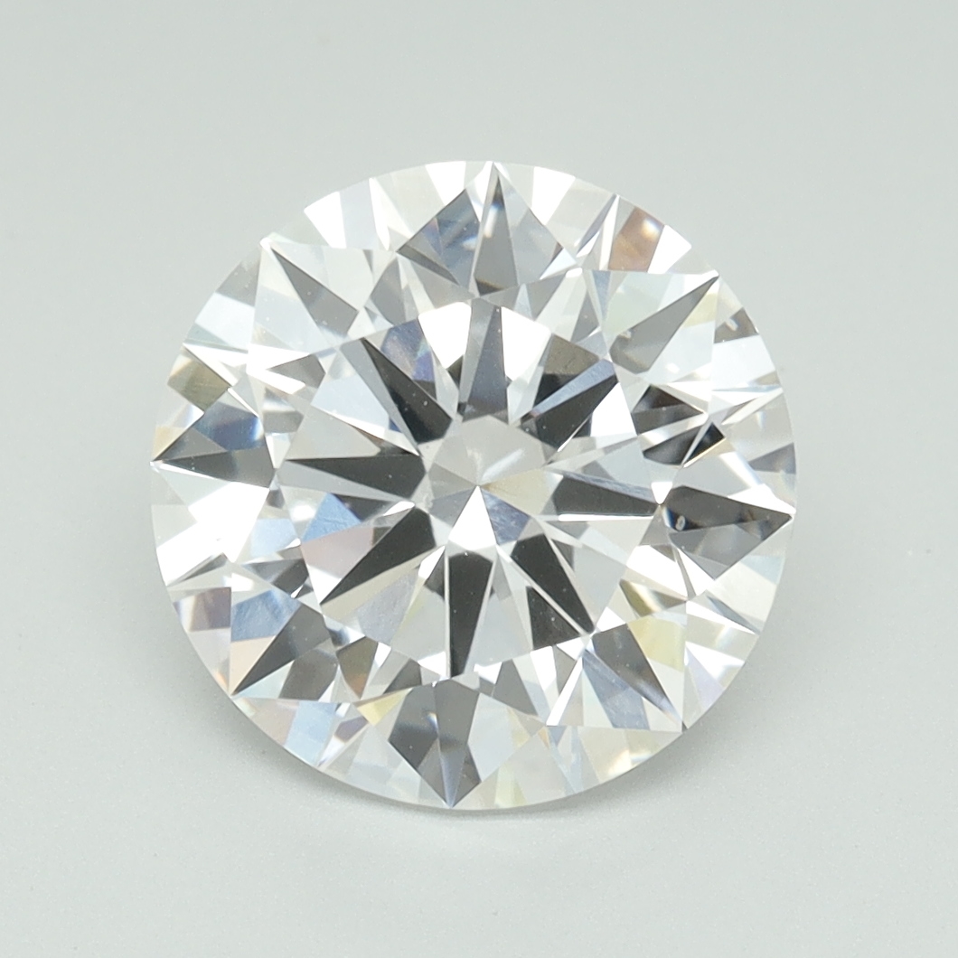 3.36ct Round · D · VVS2 · IGI