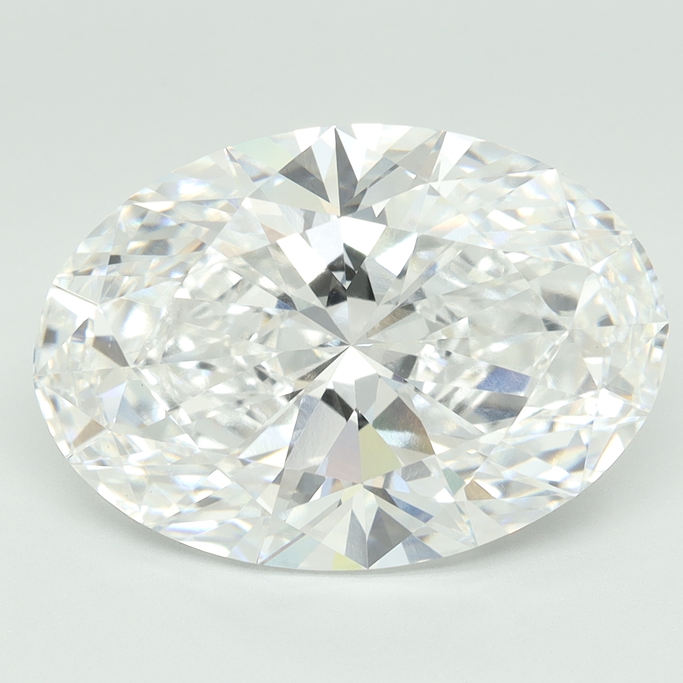 8.56ct Oval E VVS2 IGI