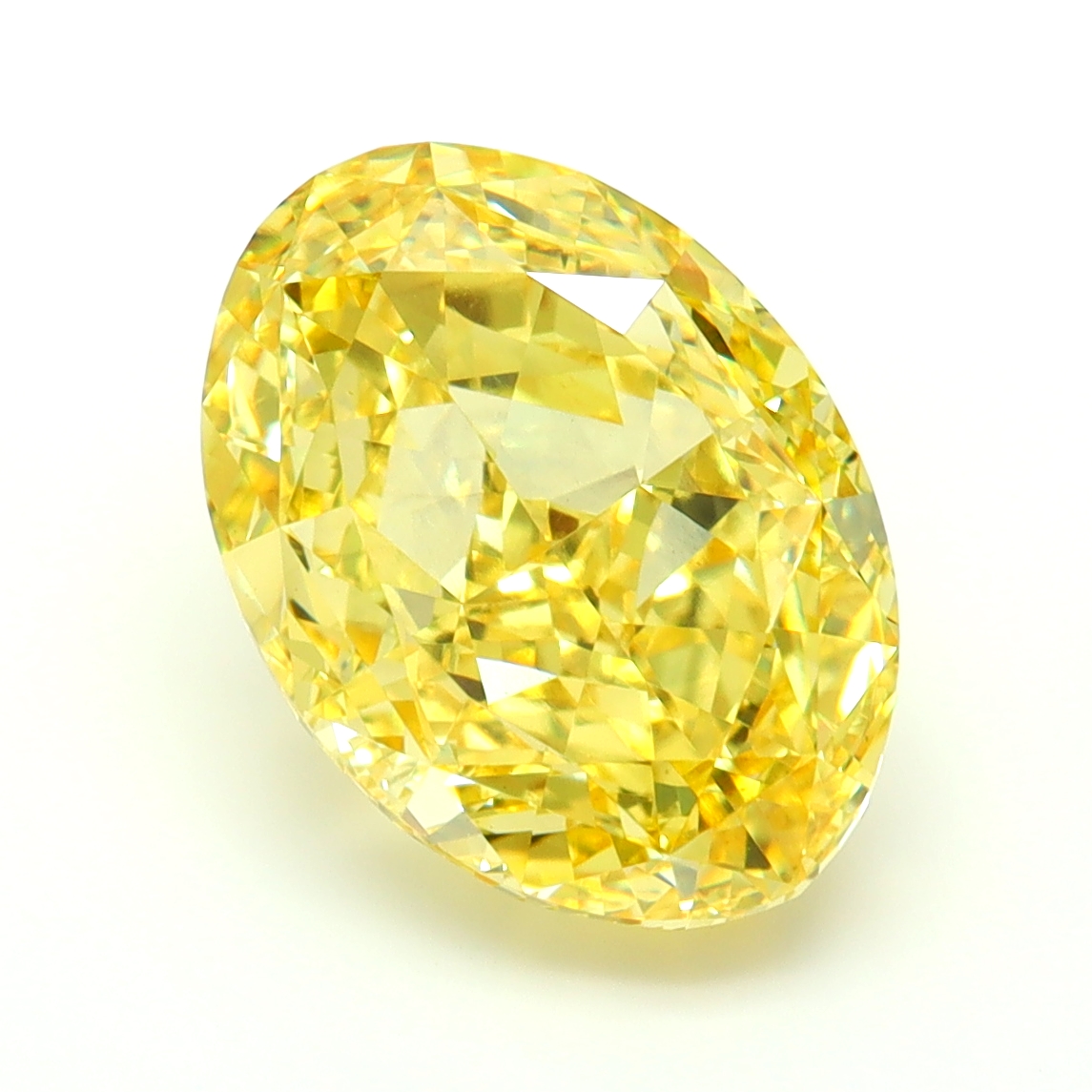 5.08ct Oval Fancy Vivid Yellow VS1 IGI
