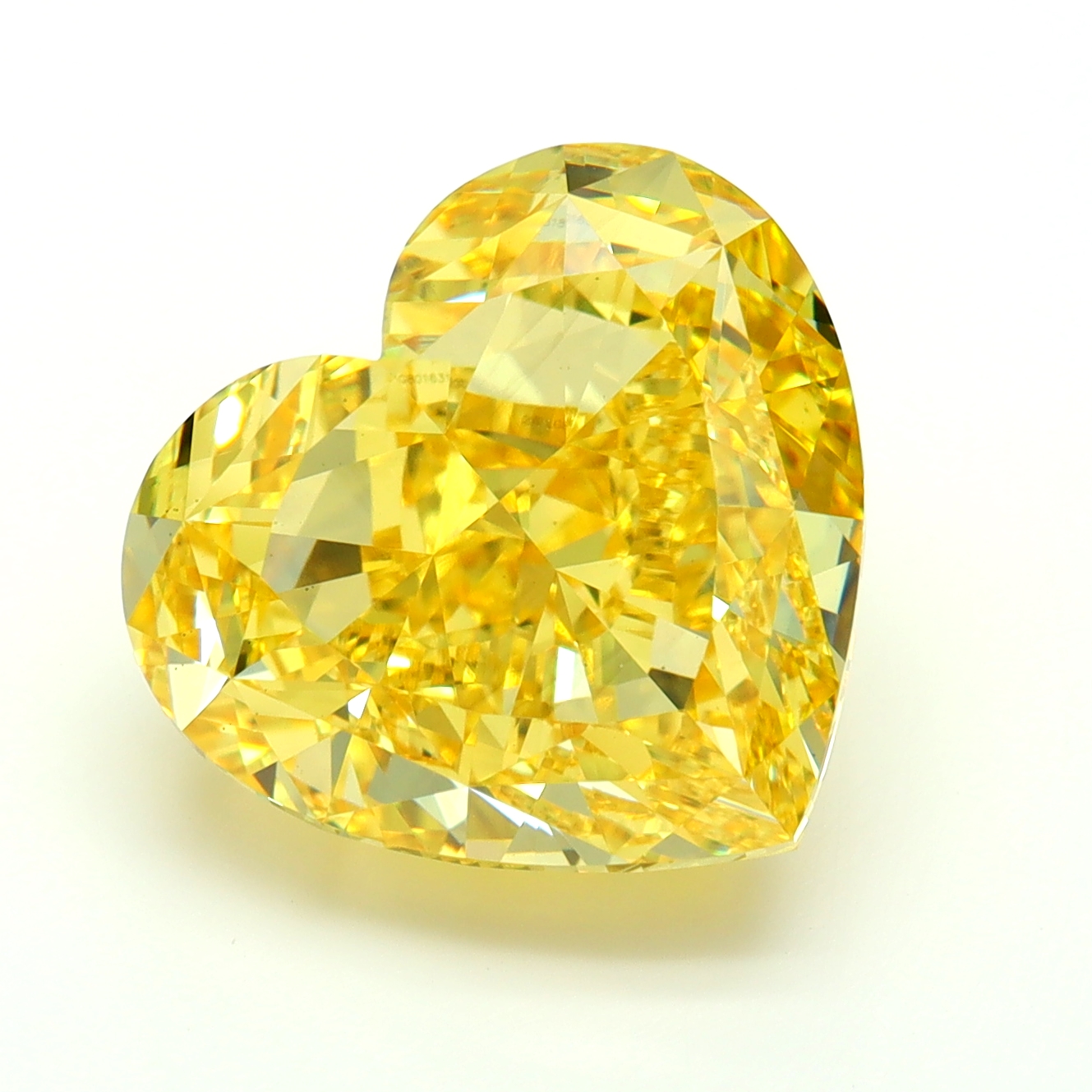 9.09ct Heart Fancy Vivid Yellow VS1 IGI