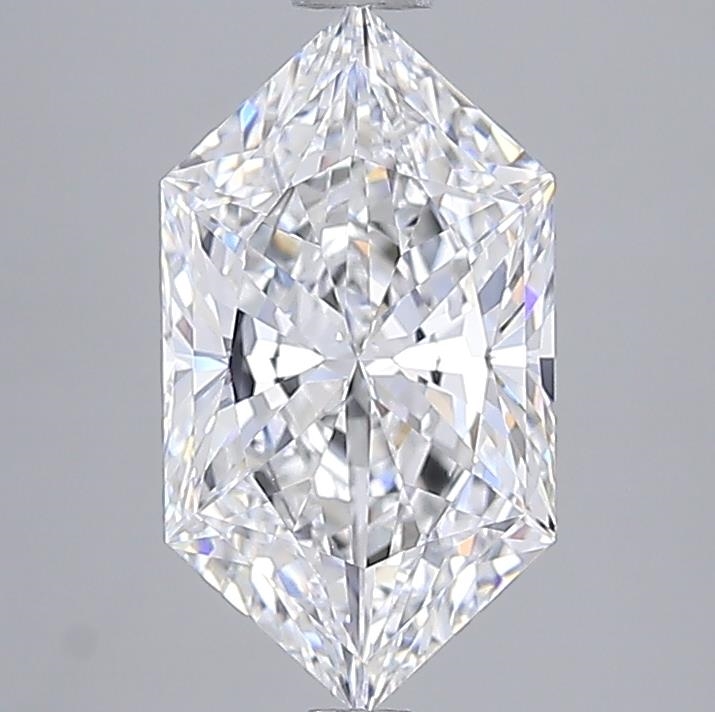 3.1ct Hexagonal D VVS2 IGI