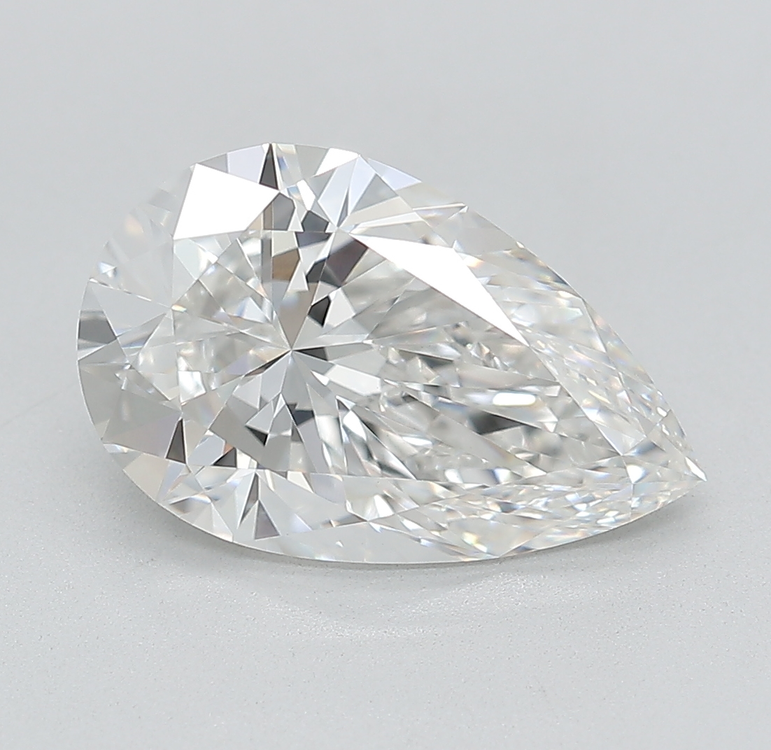 3.73ct Pear F VVS1 IGI