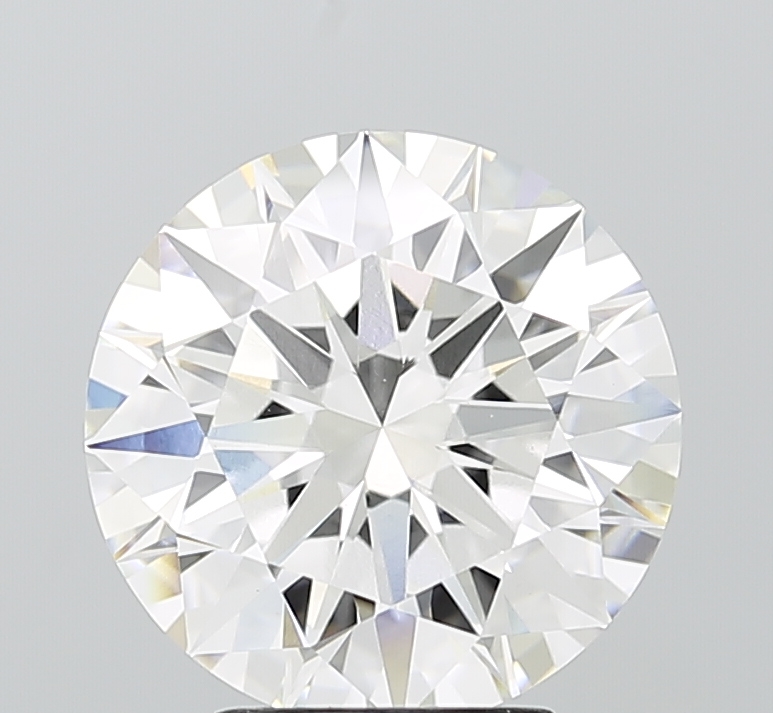 4.06ct Round · F · VVS1 · IGI