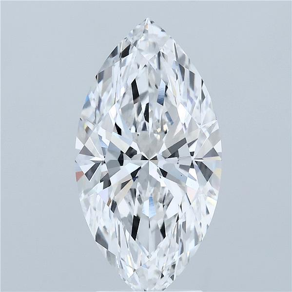 3.56 Carat Marquise Cut D VVS1 Diamond - view 1