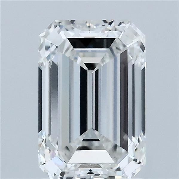2.06 carat f VVS2 EX Cut IGI emerald diamond