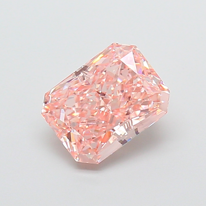 2.01ct Radiant Fancy Vivid Pink VS1 IGI