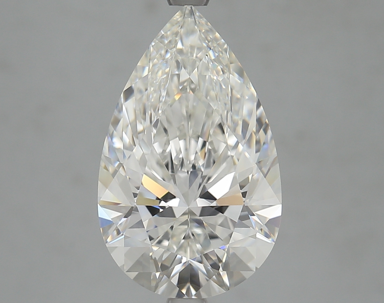 Pear 5.08ct G IF