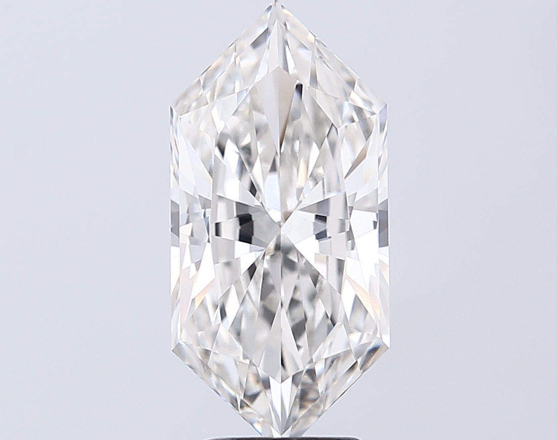 4.05ct Hexagonal F VVS2 IGI