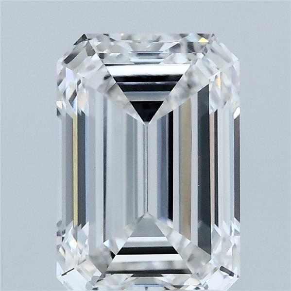2.1 carat f VVS2 EX Cut IGI emerald diamond