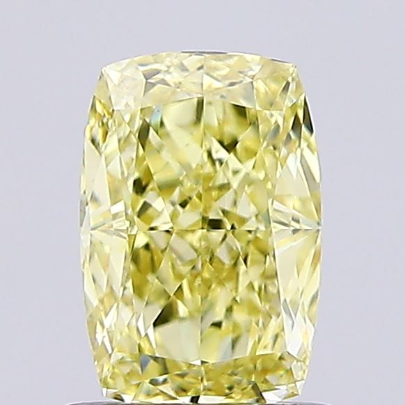 1ct Cushion Fancy Intense Yellow VS1 IGI
