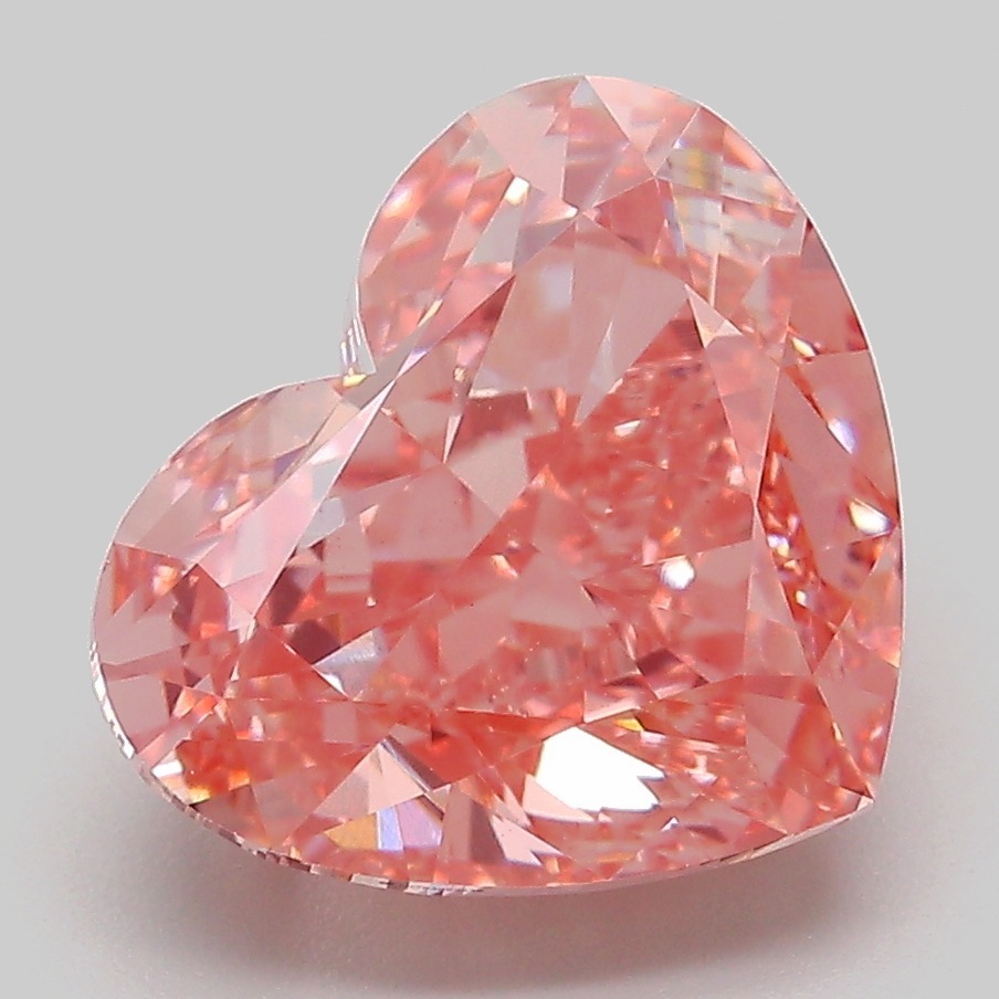 Heart 5.24ct Fancy Vivid Pink VS1