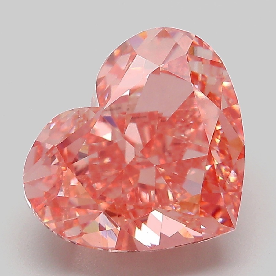 Heart 5.27ct Fancy Vivid Pink VS1