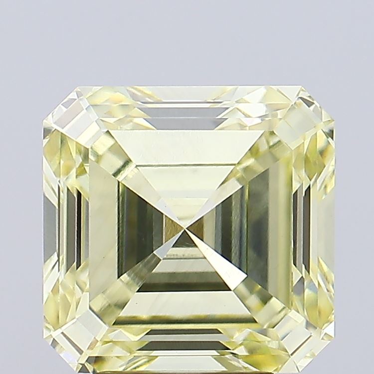 5.51ct SQ EMERALD Fancy Light Yellow VS1 IGI