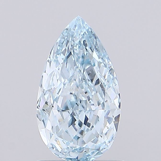 1.03ct Pear Fancy Intense Blue VS1 IGI