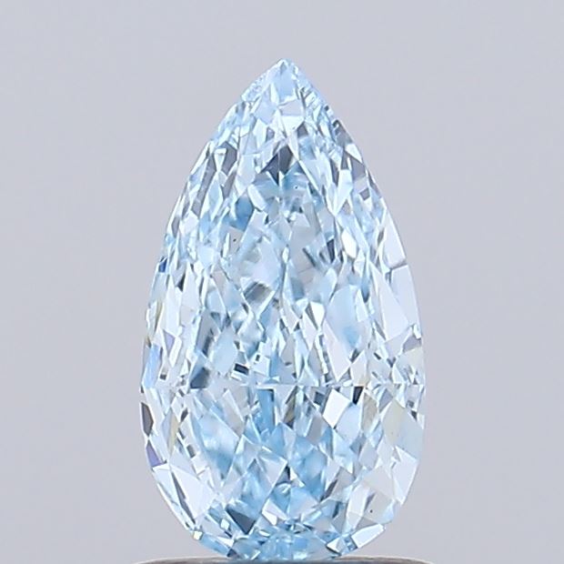 0.96ct Pear Fancy Vivid Blue VS1 IGI