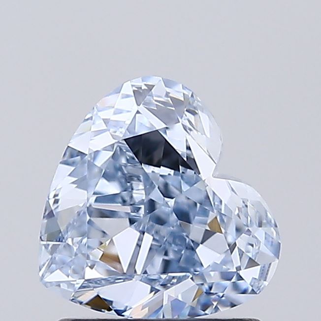 1.27ct Heart Fancy Light Blue VVS2 IGI